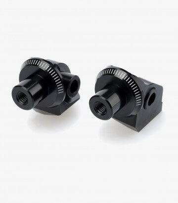 Puig pilot side footrest adapters set 9471N for BMW F850GS Adventure, R1200/1250GS