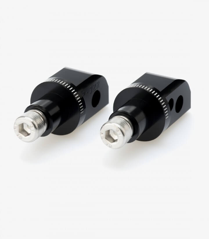 Juego de herrajes de estribera para Triumph Tiger Sport (2013 - 2020) Puig 7576N para pasajero