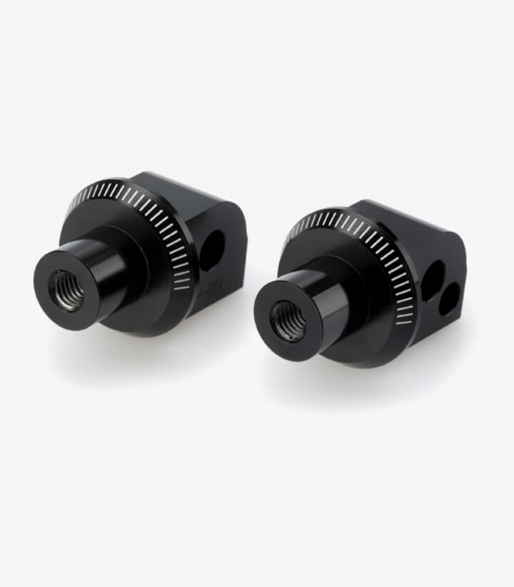Juego de herrajes de estribera para Aprilia Caponord 1200 (2013 - 2016) Puig 7233N para pasajero
