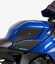 Yamaha YZF-R1/M (20-22) Puig Side Tank Pads color Black 20604N