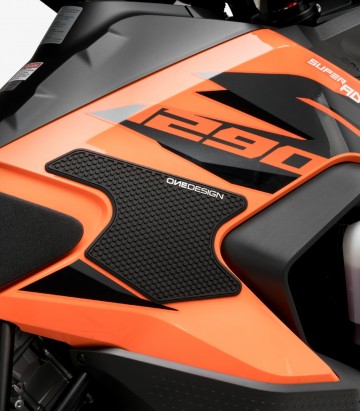 KTM 1290 Super Adventure R Puig Side Tank Pads color Black 20798N