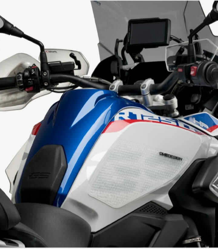 Seitliches Tankpad BMW R1250GS (19-23) in der Farbe Klar von Puig 20600W