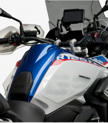 Protector de depósito lateral BMW R1250GS (18-22) color Transparente de Puig 20600W