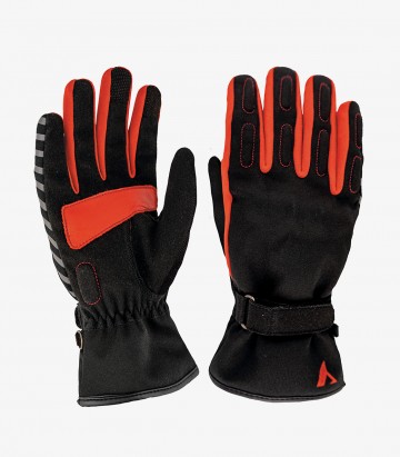 Handschuhe Portland II von By City für den Winter für Herren Farbe rot