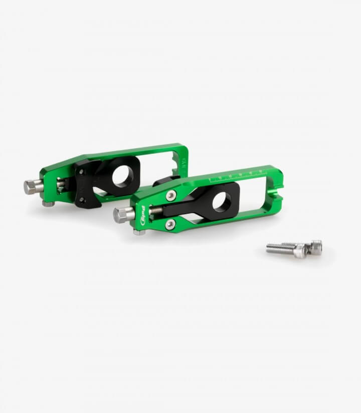 Puig Kettenspanner Grün 20696V für Yamaha MT-09 (13-16)