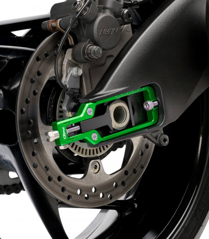 Puig Kettenspanner Grün 21191V für Suzuki GSX-S1000 (15-26), GSX-S1000GX (24-26)
