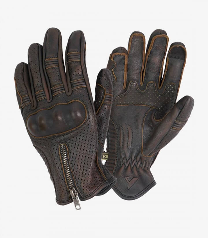 Guantes Amsterdam de By City de verano de hombre color marrón oscuro