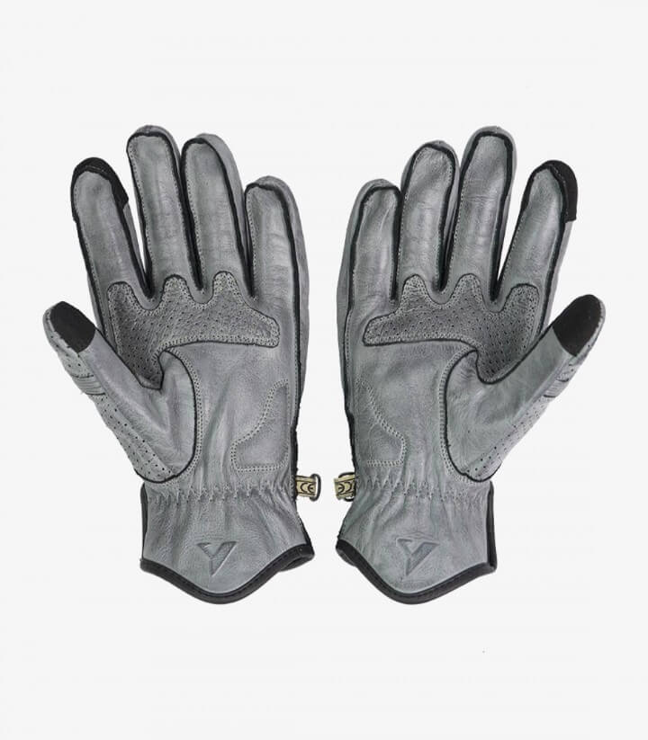 Guantes Pilot II de By City de verano de hombre color gris
