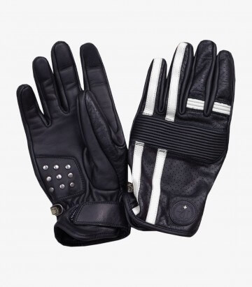 Summer man Madrid 12+1 Gloves from By City color black & white