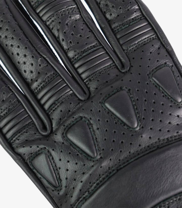 Handschuhe Pilot II von By City für den Sommer für Herren Farbe schwarz