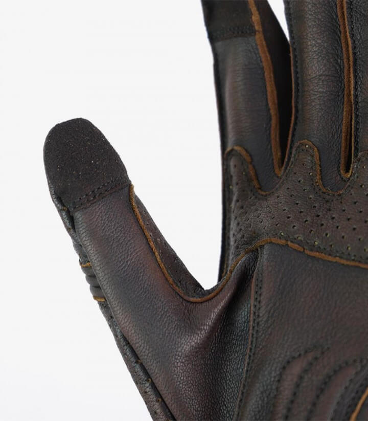 Handschuhe Amsterdam von By City für den Sommer für Herren Farbe Dunkelbraun