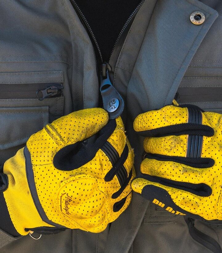 Guantes Tokio de By City de verano de hombre color amarillo