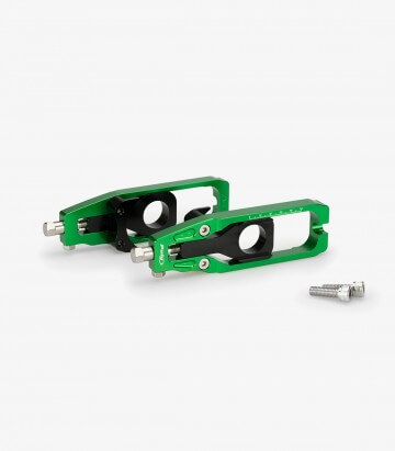 Puig Kettenspanner Grün 20685V für Aprilia RSV4 R (13-14), Tuono V4R (11-14)