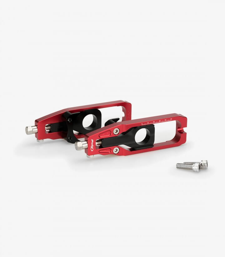 Puig Kettenspanner Rot 20685R für Aprilia RSV4 R (13-14), Tuono V4R (11-14)