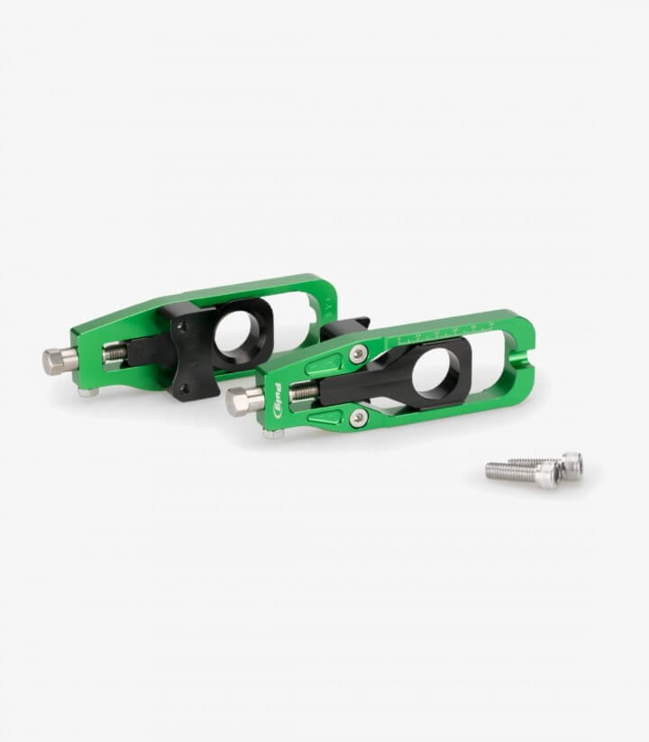 Puig Kettenspanner Grün 20689V für Kawasaki ZX-6R 636 Ninja (13-17)