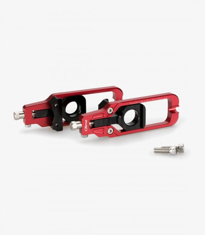 Puig Kettenspanner Rot 20691R für Suzuki GSX-R600 (11-16), GSX-R750 (11-16)