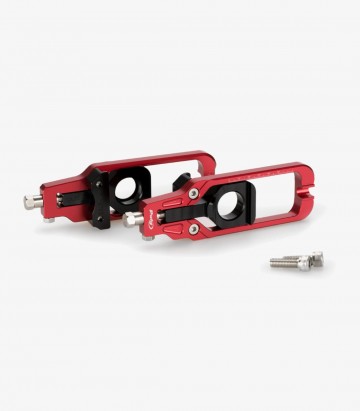 Puig Kettenspanner Rot 20691R für Suzuki GSX-R600 (11-16), GSX-R750 (11-16)