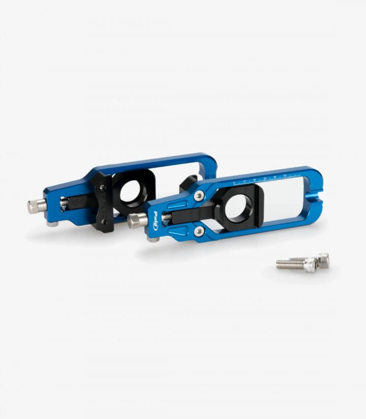 Puig Kettenspanner Blau 20691A für Suzuki GSX-R600 (11-16), GSX-R750 (11-16)