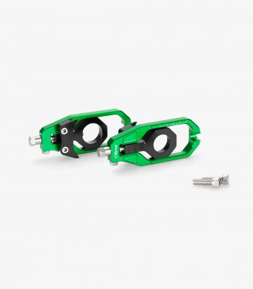 Puig Kettenspanner Grün 20693V für Yamaha TMAX 530 (12-19), TMAX 560 (20-26)
