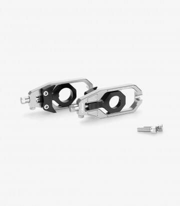 Puig Kettenspanner Silber 20693P für Yamaha TMAX 530 (12-19), TMAX 560 (20-26)