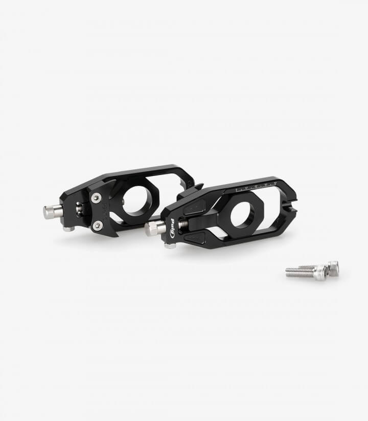 Puig Kettenspanner Schwarz 20693N für Yamaha TMAX 530 (12-19), TMAX 560 (20-26)