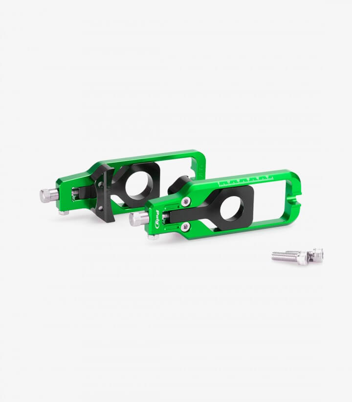 Puig Kettenspanner Grün 20695V für Yamaha MT-10 (16-20), YZF-R1 (15-19)