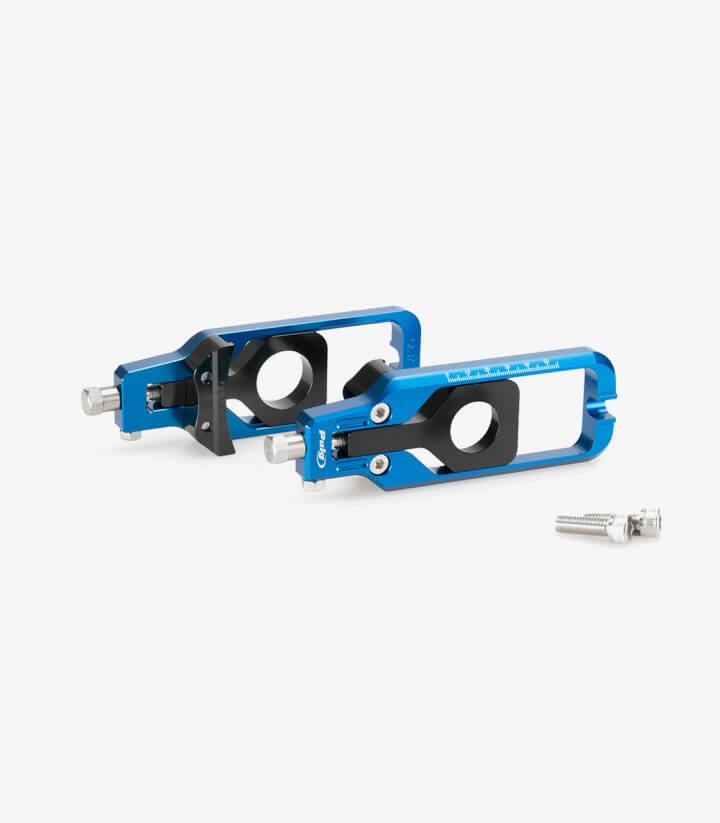 Puig Kettenspanner Blau 20695A für Yamaha MT-10 (16-20), YZF-R1 (15-19)