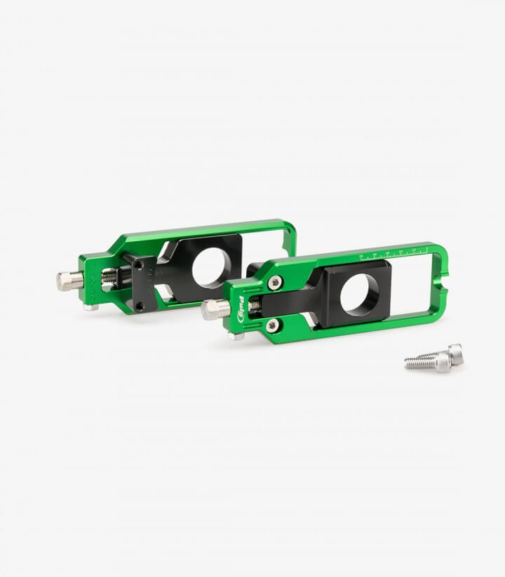 Puig Kettenspanner Grün 21006V für Yamaha YZF-R1 / R1 Race / R1M (20-26)