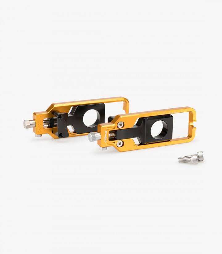 Puig Kettenspanner Gold 21006O für Yamaha YZF-R1 / R1 Race / R1M (20-26)