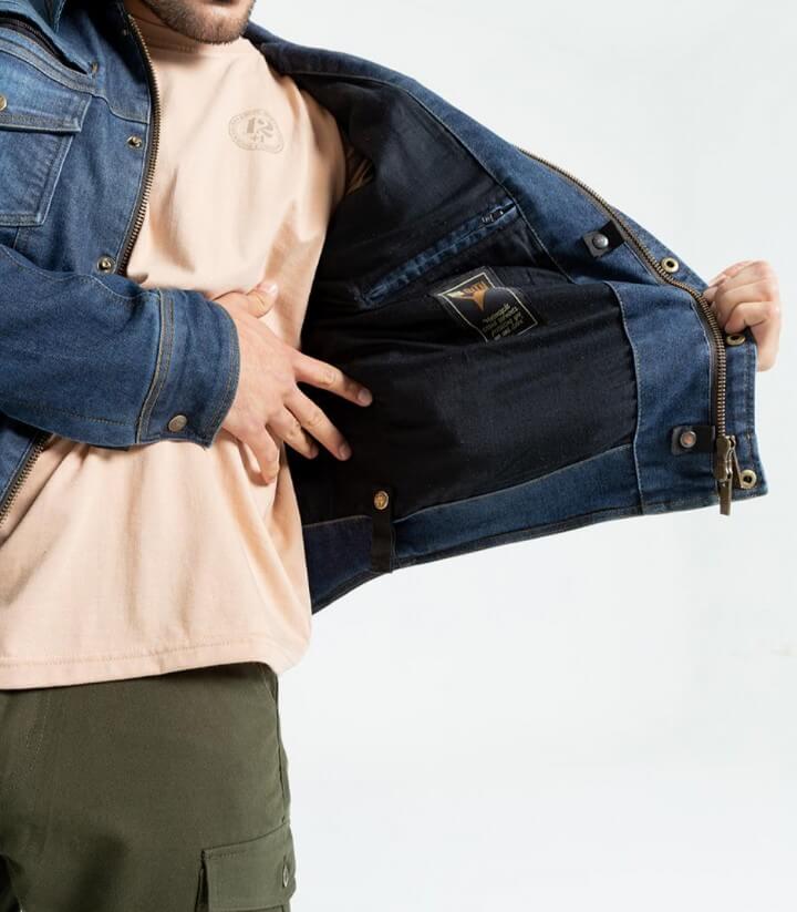 Herren-Sommerjacke By City Kansas Blau