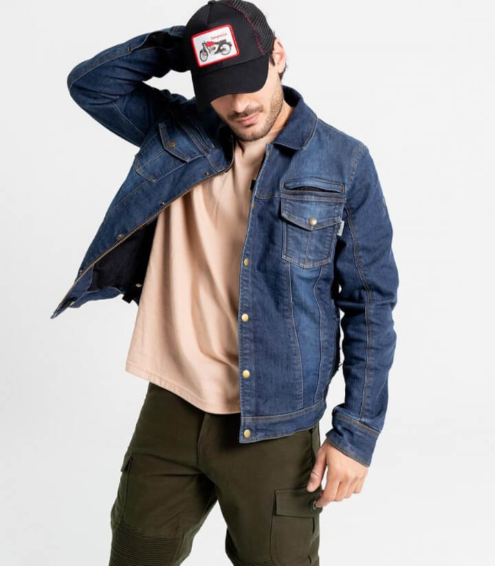 Herren-Sommerjacke By City Kansas Blau