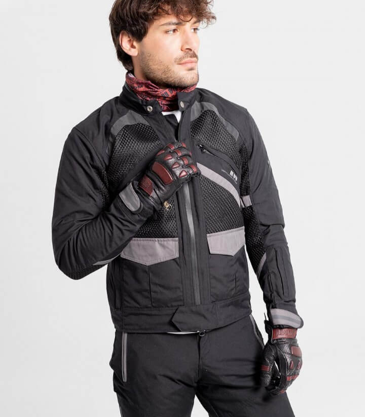 Herren-Sommerjacke By City Huracan Schwarz