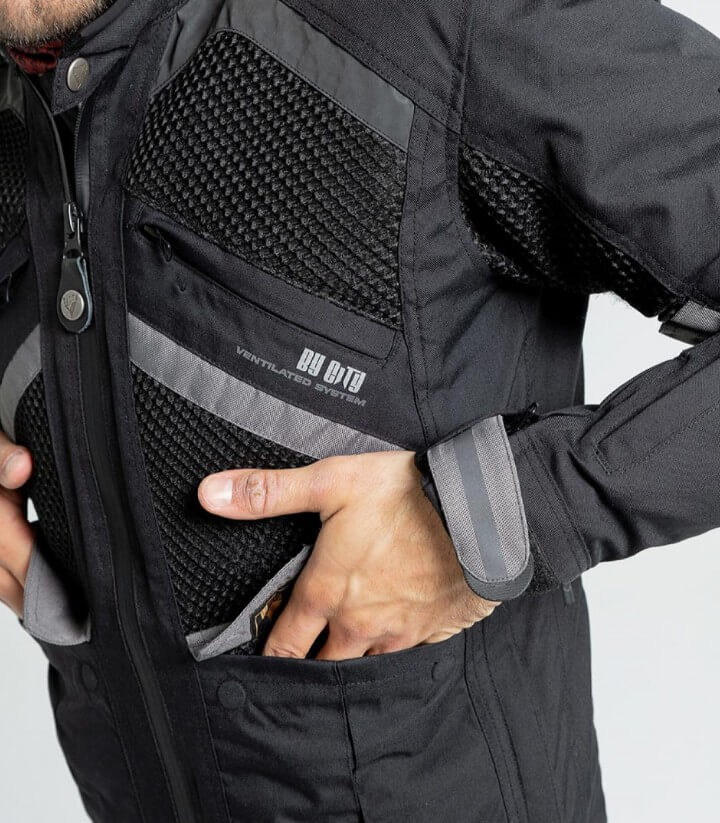 Chaqueta de verano para hombre By City Huracan negro 40000129
