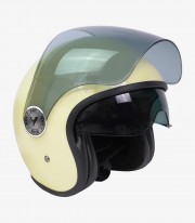 By City The City beige shiny open Face helmet
