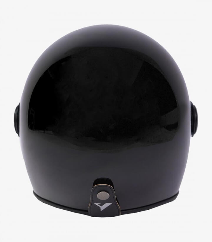 Casco jet By City The City negro brillante