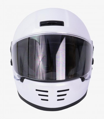 By City Rider white full face helmet