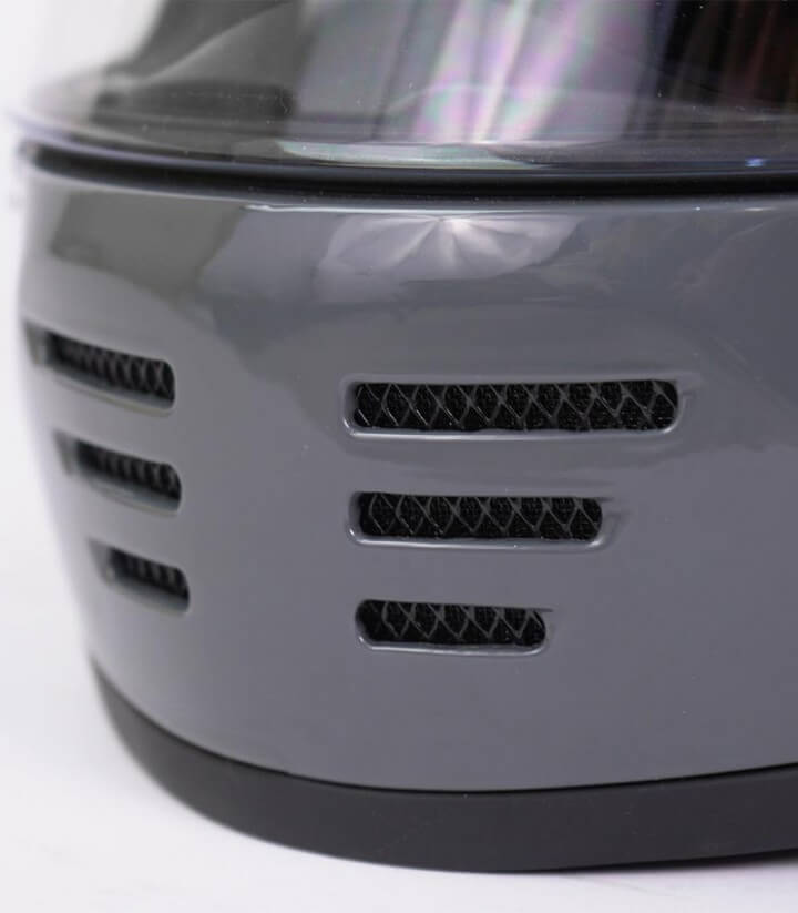 By City Rider Integralhelm Grau