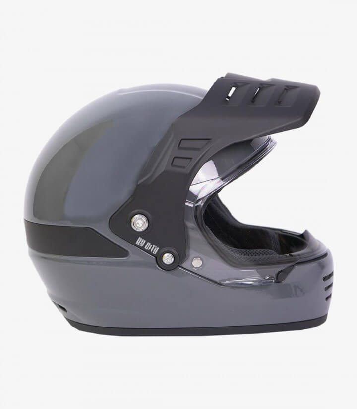 By City Rider Integralhelm Grau