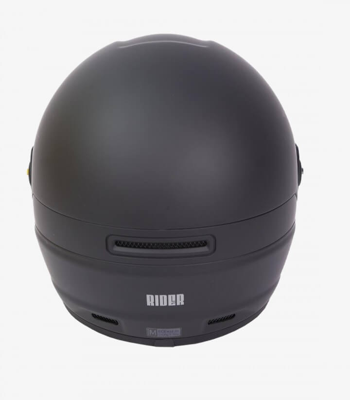 By City Rider Matt Black full face helmet