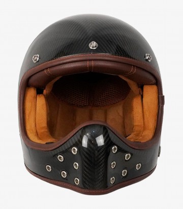By City The Rock carbon black full face helmet