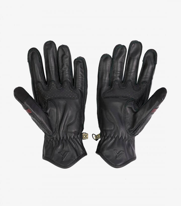 Summer man Pilot II Gloves from By City color black & red