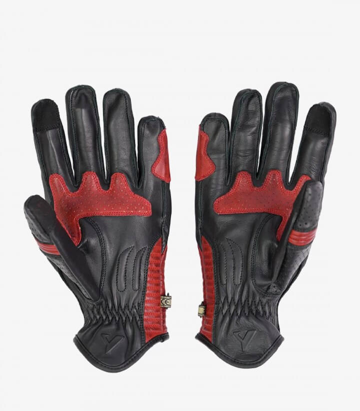 Summer man Amsterdam Gloves from By City color black & red