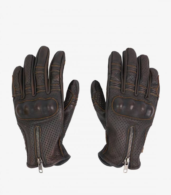 Handschuhe Amsterdam von By City für den Sommer für Herren Farbe Dunkelbraun