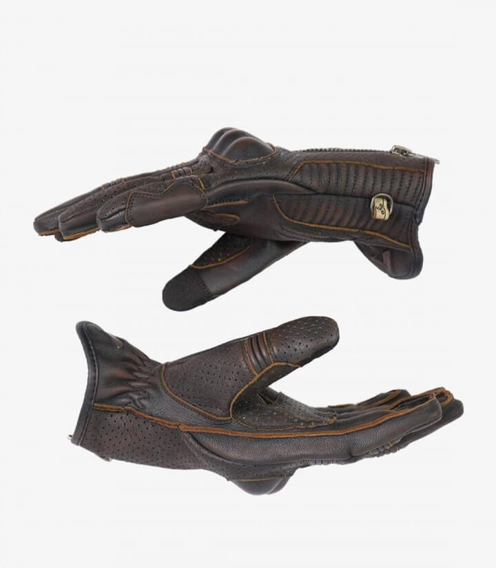Handschuhe Amsterdam von By City für den Sommer für Herren Farbe Dunkelbraun