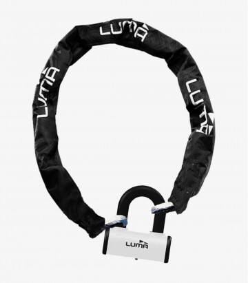 Luma white Enduro Procombi 10mm chain + U-Lock