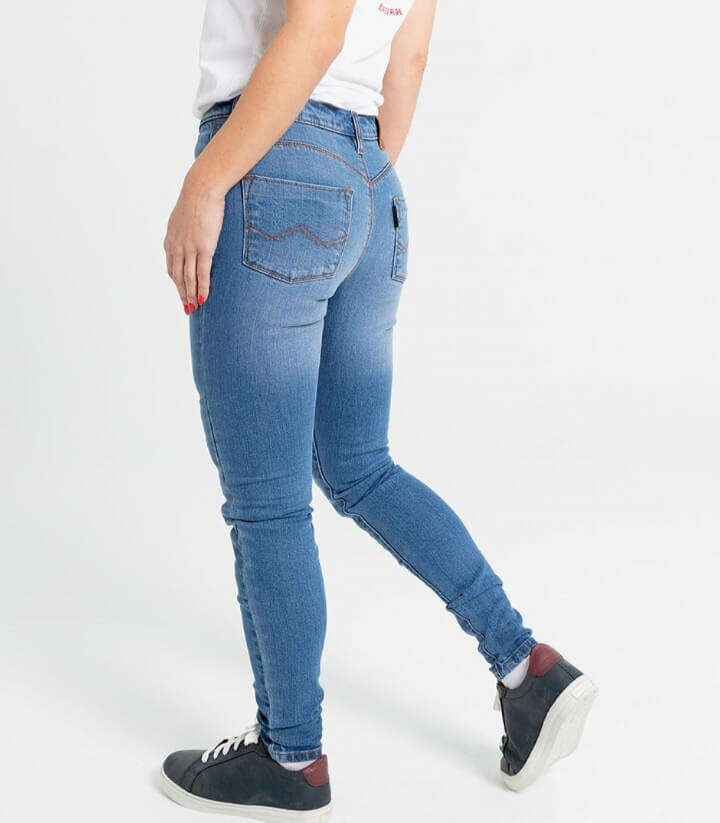Pantalones de Mujer By City Route II azul claro