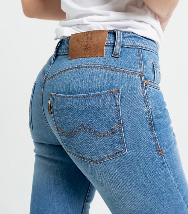 Damenhosen By City Route II Hellblau