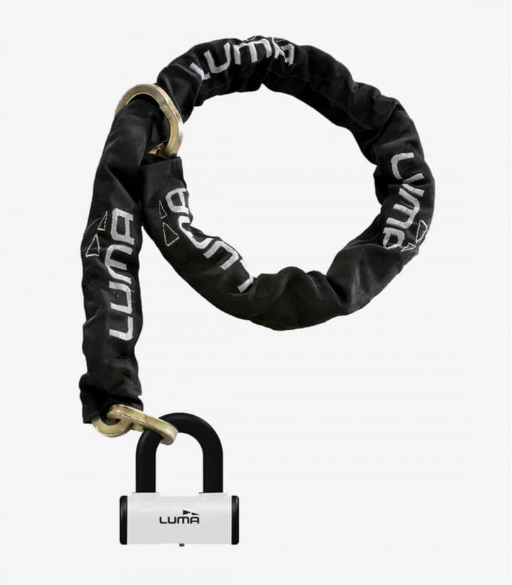Luma white Enduro Procombi Lasso 10mm chain + U-Lock KDM115LPROW