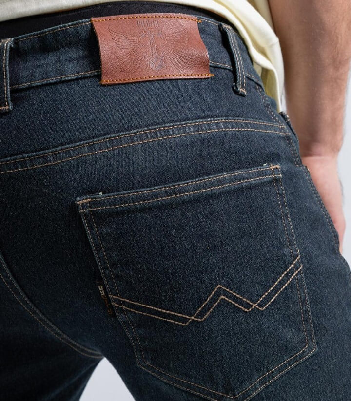 Pantalones de Hombre By City Shield II Stone azul tejano