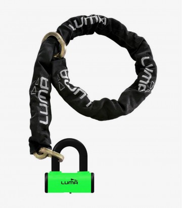 Luma green Enduro Procombi Lasso 10mm chain + U-Lock